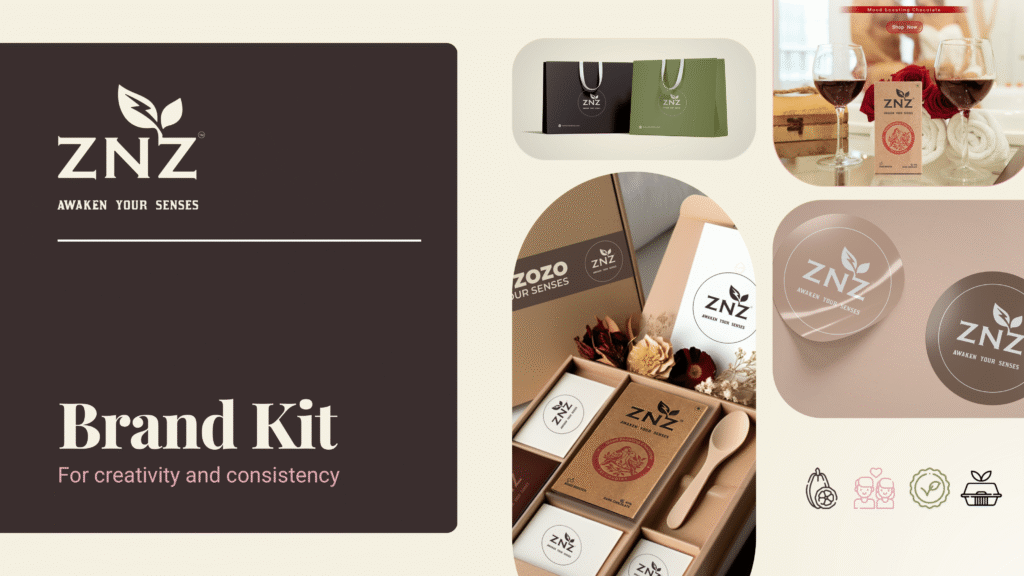 ZNZ – Premium Mood-Boosting Chocolate Brand Identity
